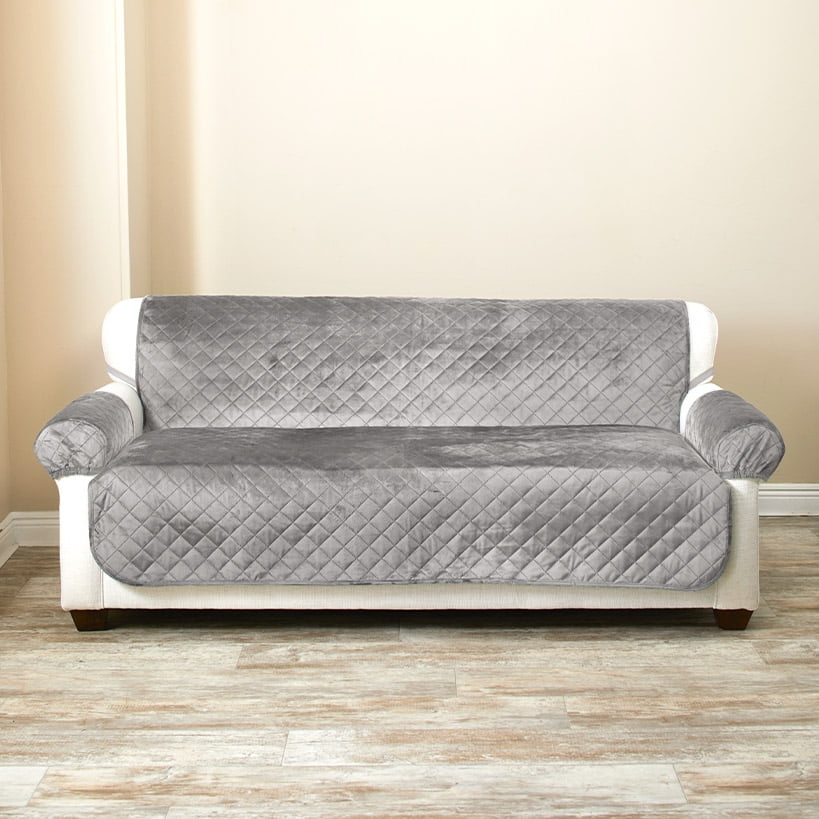 3Pc. Waterproof Furniture Protectors (Sofa, Gray)