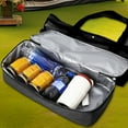 thumbnail image 4 of Yooshoverk 2 Compartment Wet Dry Bag Beach Organizer Tote Insulated Food Cooler Travel Toiletry Bag Shoulder Strap Water Resistant, 4 of 6