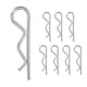 thumbnail image 1 of Uxcell 8-Pack Pasador de Cotter en Forma de R, M4x90mm Clips de Resorte de Acero Inoxidable, Pasadores de Retención Pesados, 1 of 7