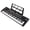 black, variant on iMeshbean 61 Keys Keyboard Piano Electronic Digital Piano w/Built-In Speaker Microphone(pink)
