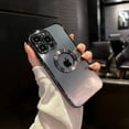 thumbnail image 4 of for iPhone 12 Pro Case with Camera Lens Protector, Logo View for Women Men, Soft Plating Transparent Slim Ultrathin Phone Cases for iPhone 12 Pro Clear Back Cover (for iphone12Pro,Black), 4 of 15