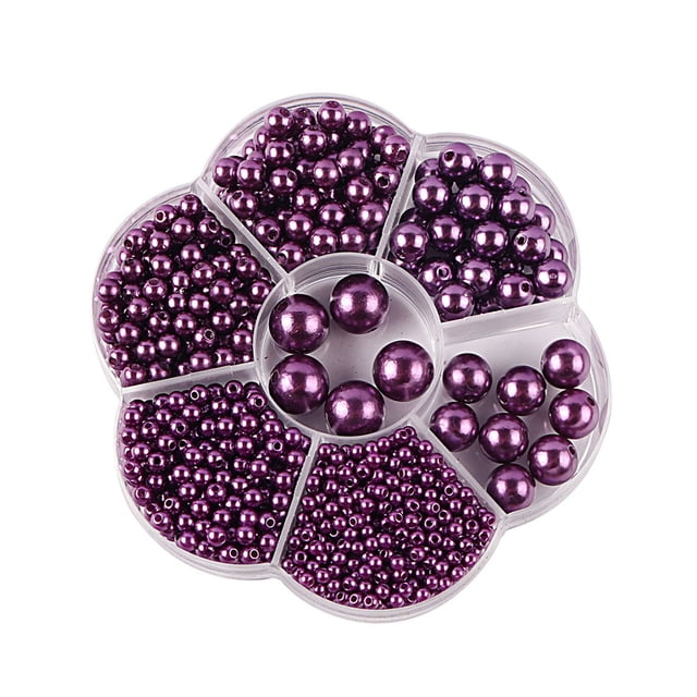 Xingzhi 1/2/3/5 1150pcs Beads For Making Easy To Thread Wide Application Not Easy To Fade Deep purple 1 Pc