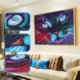thumbnail image 2 of 5D bricolaje forma especial diamante pintura color gato punto de cruz bordado Tmvgtek decoración de arte en el hogar, 2 of 9