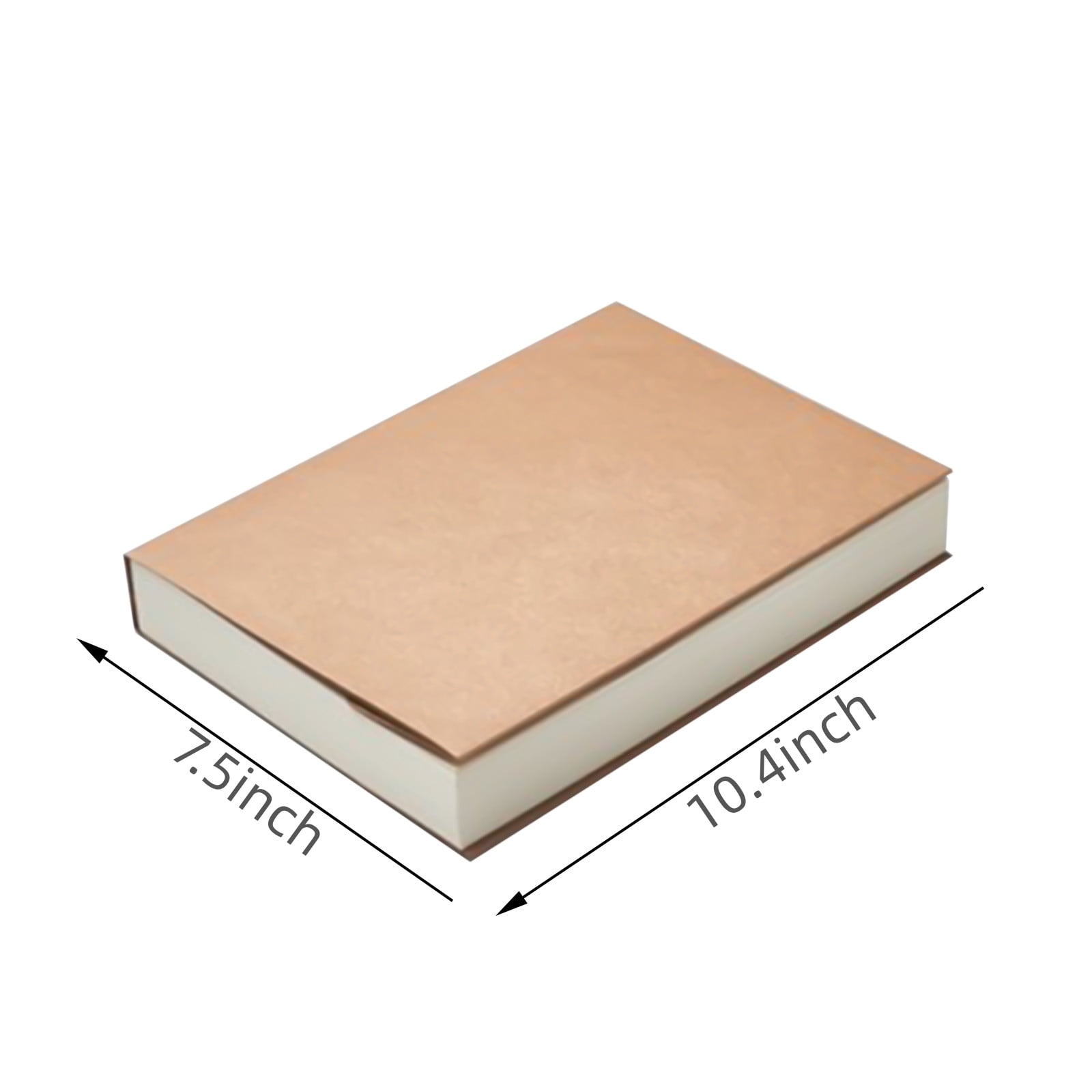 Tahtuvzn Household tools Blank Notebook Hardcover Sketchbook Unlined 260 Pages 130 Sheets Paper 7.5x10.4inch Drawing Art Travelers Journal Gift Office Supplies