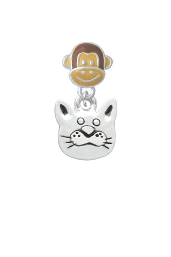 Large Cat Face - Monkey Face Charm Bead