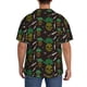 thumbnail image 3 of Fotbe Pineapples Camisa Estampada de Manga Corta para Hombre, Casual de Verano, Estilo Playero, Sin Arrugas-Large, 3 of 5
