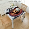 thumbnail image 2 of nygtbtfer Halloween Plastic Tablecloth Decorations, Halloween Disposable Table Cloth, Halloween Pumpkin Rectangle Table Cover for Kids Indoor Halloween Party Decorations, 2 of 7