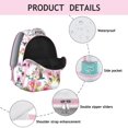 thumbnail image 4 of "Wildflowers and Sunflower Backpack for Women - Stylish Floral Print School Bookbag with Laptop Compartment, Large Capacity College Backpack, Comfortable Shoulder Straps, Water-Resistant Material", 4 of 6