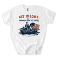 thumbnail image 2 of Vintage Get In Loser We're Crossing The Delaware T-Shirt, Patriotic Meme Tshirt, 4th of July Tee, 2 of 4