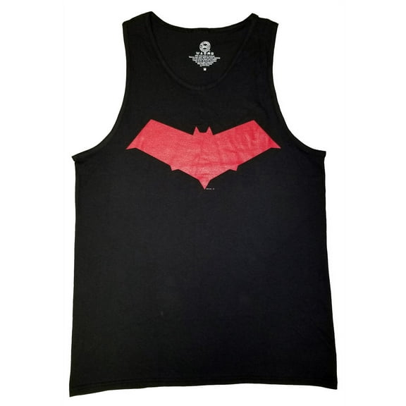 Batman Red Hood Logo DC Comics Adult Tank Top S