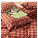thumbnail image 3 of Nvzi Juego de sábanas, juego de sábanas y fundas de almohada, juego de cama individual, ropa de cama de hotel, decoración del hogar (rojo), 3 of 5