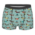 thumbnail image 5 of Uemuo Dachshund Dog Puppy Pattern Men's Boxer Briefs,Trunk Anti-Chafing,Comfortable, Durable, and Stylish Underwear-X-Large, 5 of 9