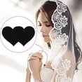 thumbnail image 3 of 12 Pairs Nipple Covers Heart Shape Disposable Pasties Self-Adhesive Breast for Woman - 7.7*6.7CM - style3, 3 of 5
