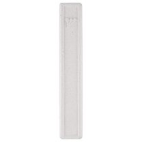 A&S Mezuzot Modern Cement Mezuzah with Embossed Shin Design Mezuzah Case Decor for Home Blessing (White, 7 Inches)