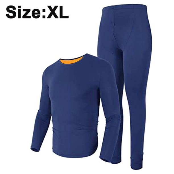Capris,Conjunto de ropa interior térmica para hombres y mujeres, cuello redondo suave más ropa interior térmica de terciopelo, ropa interior de otoño, tops y pantalones de base térmica de invierno