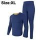 thumbnail image 1 of Capris,Conjunto de ropa interior térmica para hombres y mujeres, cuello redondo suave más ropa interior térmica de terciopelo, ropa interior de otoño, tops y pantalones de base térmica de invierno, 1 of 4