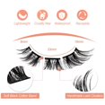 thumbnail image 5 of 10 Pairs False Short Lashes Fake Eyes Lashes Natural Look Fluffy Soft Cat Eye Lashes False Eyelashes, 5 of 6