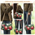 thumbnail image 4 of FORMRS Womens Shoulder Bag with Chain Strap Clutch Purse Cute Tote Handbag, Red Apple Pattern, 4 of 7