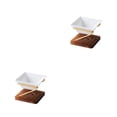 thumbnail image 1 of Guardoinrt Exquisite Craft Oil Burner - Handmade Soap And Wax Melting Essential Oil Candle Holder Home Square 4 2Set, 1 of 6