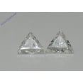 thumbnail image 3 of Triangle Natural Mined Diamond Stud Earrings 14k White Gold (0.53 Ct,I Color,VS1 Clarity), 3 of 3