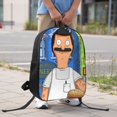 thumbnail image 6 of Bob'S Burgers Backpack, Large Capacity 17 Inch Laptop Backpack, Durable Casual Daypack, Water Resistant, 17.3x12.2x5.5 Inch, 6 of 8