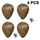thumbnail image 1 of 4 Pieces Waterproof Wasp Nest Decoys Hanging Hornet Deterrents Fake Cloth Wasp Nest Non-toxic Bee Decoy Deterrent For Home And Garden Outdoors YIX, 1 of 4