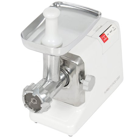 - Best Choice Products 2000W Electric Stainless Steel Meat Grinder Set w/ 3 Speed Options, 3 Cutting Plates, Food Pusher, Kubbe, Feeding Hopper for Home, Kitchen, Restaurant, Butcher - Silver