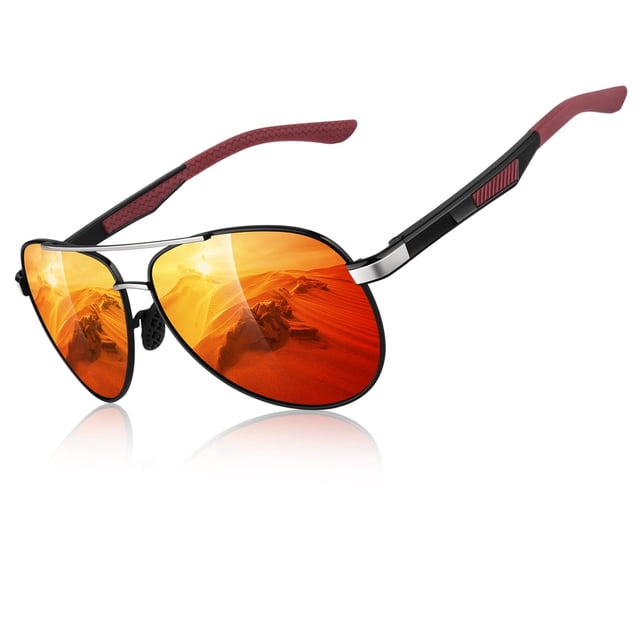 Gafas de Sol CGID Piloto Aleación Al-Mg Polarizadas UV400