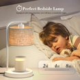thumbnail image 4 of White Candle Warmer Lamp with Timer, Dimmable Electric Candle Wax Warmer Heater with Replacement Bulbs, Birthday Gifts for Women Her, Mom Gifts Idea, Thanksgiving Housewarming Gifts, 4 of 8