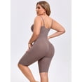 thumbnail image 2 of DARING DIVA Women's Sleeveless Shapewear Bodysuits Tummy Control Bodyshaper XL Brown, 2 of 5