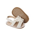 thumbnail image 2 of hirigin Baby Girls Summer Butterfly Sandals Non-slip Soft Sole Toddler Princess Open-toed Flat Shoes, 2 of 9