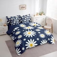 thumbnail image 3 of jejeloiu Cute Daisy 7-Piece Twin Bedding Sets,Kawaii Flower Bedding Comforter Set,White Deepblue Sheet Sets For Girls Kids,Super Cozy Room Decor Reversible, 3 of 8