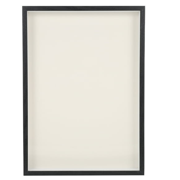 Black Desktop Photo Frame for Decor with Stable Base and Compact Size 4x6 Inches