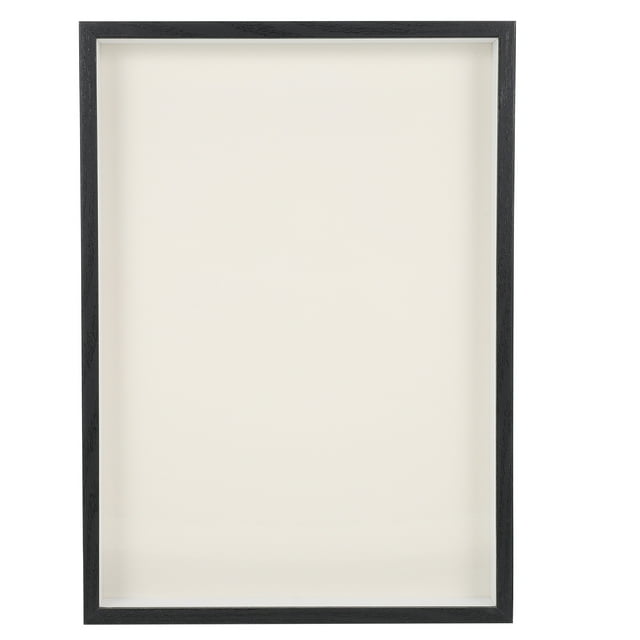 Miangastore Picture Frame Holder Wooden Table Top Photo Frame Black 1Pcs 17.3X12.4X1.7In