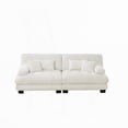 thumbnail image 3 of Modern Minimalist Chenille 2-Seater Sofa 85cm for Living Room, 3 of 19