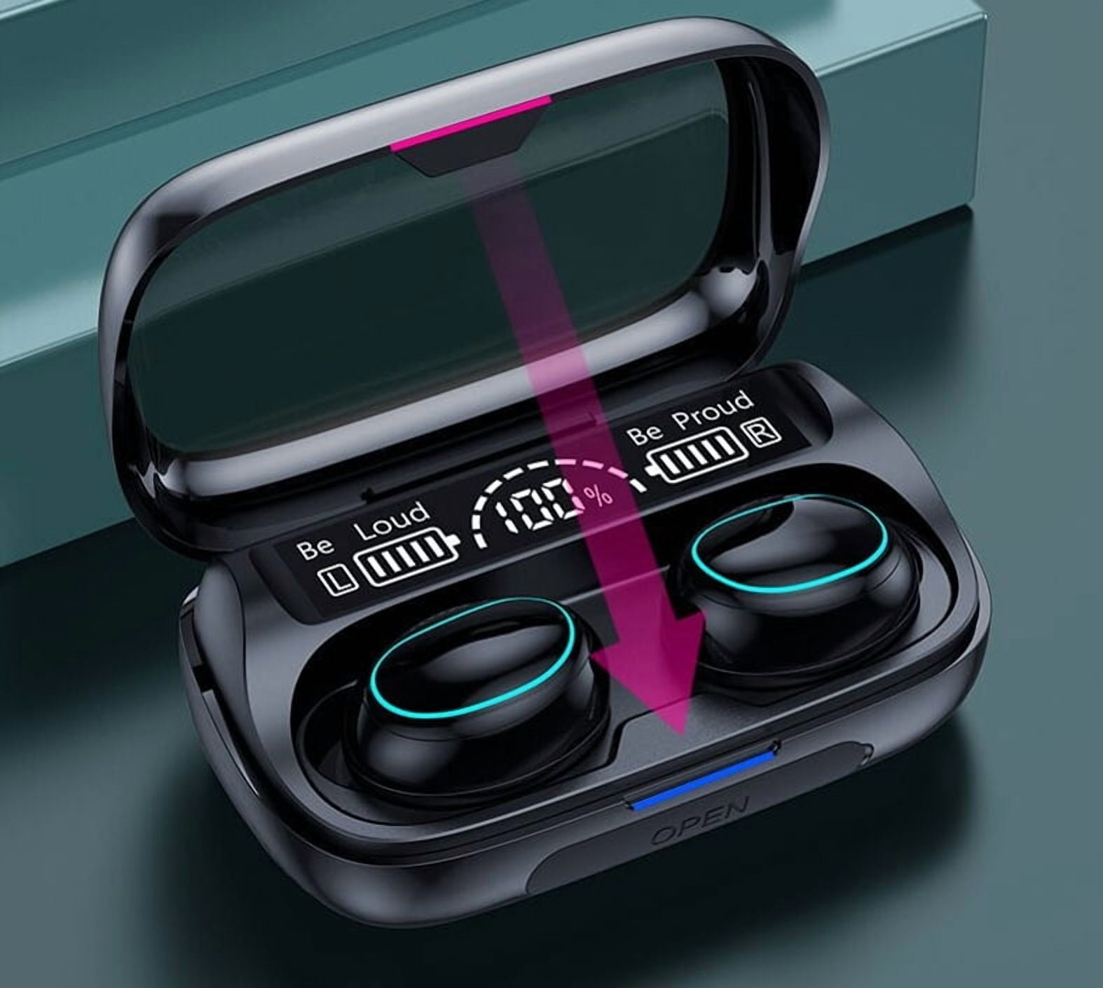 For Google Pixel 7a - TWS Headphones, Wireless Earbuds Earphones True Wireless Stereo Headset Hands-free Mic Charging Case B8K