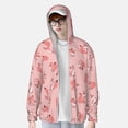 thumbnail image 3 of Picia Fox Women's Men's UPF 50+ Sun Protection Hoodie Shirt Long Sleeve SPF Fishing Outdoor UV Hiking Lightweight Shirts-Large, 3 of 9