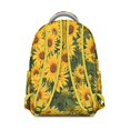 thumbnail image 3 of Sunflower Backpack for School,Cute School Bag,Schoolbag with Adjustable Shoulder Straps & Padded Back,15.3"x11"x7.1"., 3 of 6