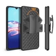 thumbnail image 2 of Compatible for Moto E 2020 Case with Tempered Glass Screen Protector Belt Clip Holster Defender Rugged Shock Proof Armor Protection Phone Cover [Black], 2 of 6