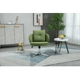 thumbnail image 2 of Luccalily Armless Office Desk Chair No Wheels, Vanity Chair, Modern Adjustable Home Computer Executive Chair Swivel Task Chair for Small Space, Living Room, Make-up, Studying, 2 of 12
