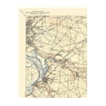 thumbnail image 4 of Topographical Map - Bordentown New Jersey Pennsylvania Quad - USGS 1906 - Vintage Wall Art, 4 of 4