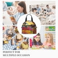 thumbnail image 5 of Disketp Beautiful African Woman Lonchera Térmica para Mujer y Hombre, Bolsa de Almuerzo Reutilizable e Impermeable para Trabajo, Viajes y Picnic, 5 of 5