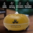 thumbnail image 2 of Essential Oil Diffuser, 500ml, Night Light & Music Player, Brown, 10 ml Spearmint essential oil, 2 of 7