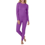 Women's Fleeced Lined Thermal Top and Pant -2Piece Set