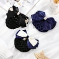 thumbnail image 3 of HEMOTON  3 Pcs Hair Accessories for Women Bow Hairnet Bow-knot Clip Nets, 3 of 8