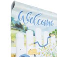thumbnail image 7 of Northlight White Picket Fence Floral Outdoor Garden Flag 12.5" x 18", 7 of 7