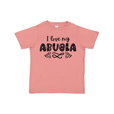 

Inktastic I Love My Abuela with Hearts Gift Toddler Boy or Toddler Girl T-Shirt