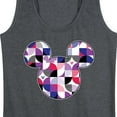 thumbnail image 3 of Mickey & Friends - Mickey Head Solid Geo - Women's Racerback Tank Top, 3 of 5
