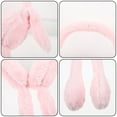 thumbnail image 3 of Shisuyan Women Ear Muffs For Winter Plush Pink 1Pack Movable Rabbit Ears, 3 of 9