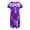 Purple, variant on Summer Dresses for Women 2024,Women's Summer Loose Round Neck Ethnic Style Round Neck Raglan Short Sleeve Dress